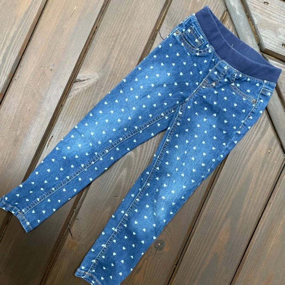 super stretchy heart jeggings